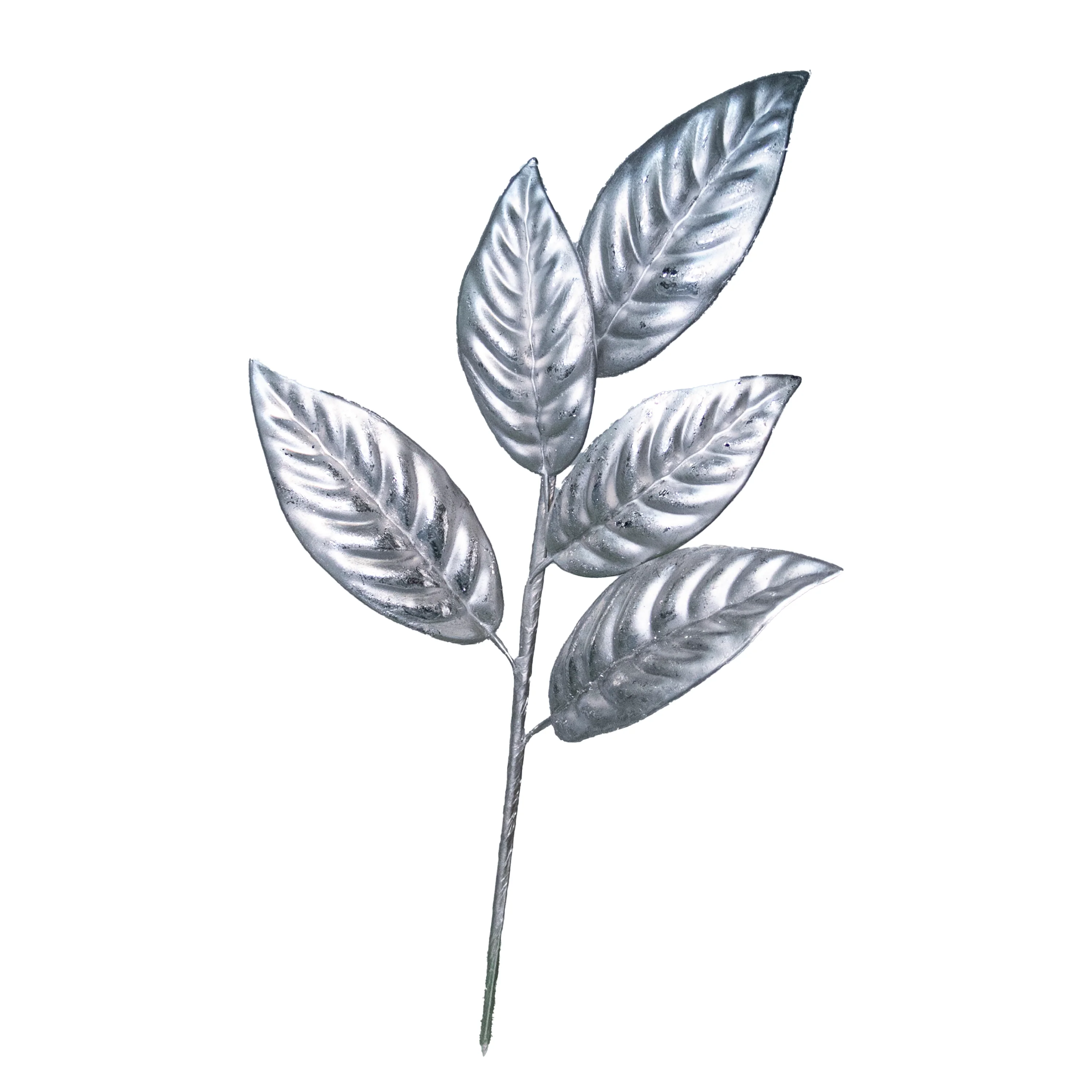 Large Fabric Magnolia Leaf Spray, 16"
