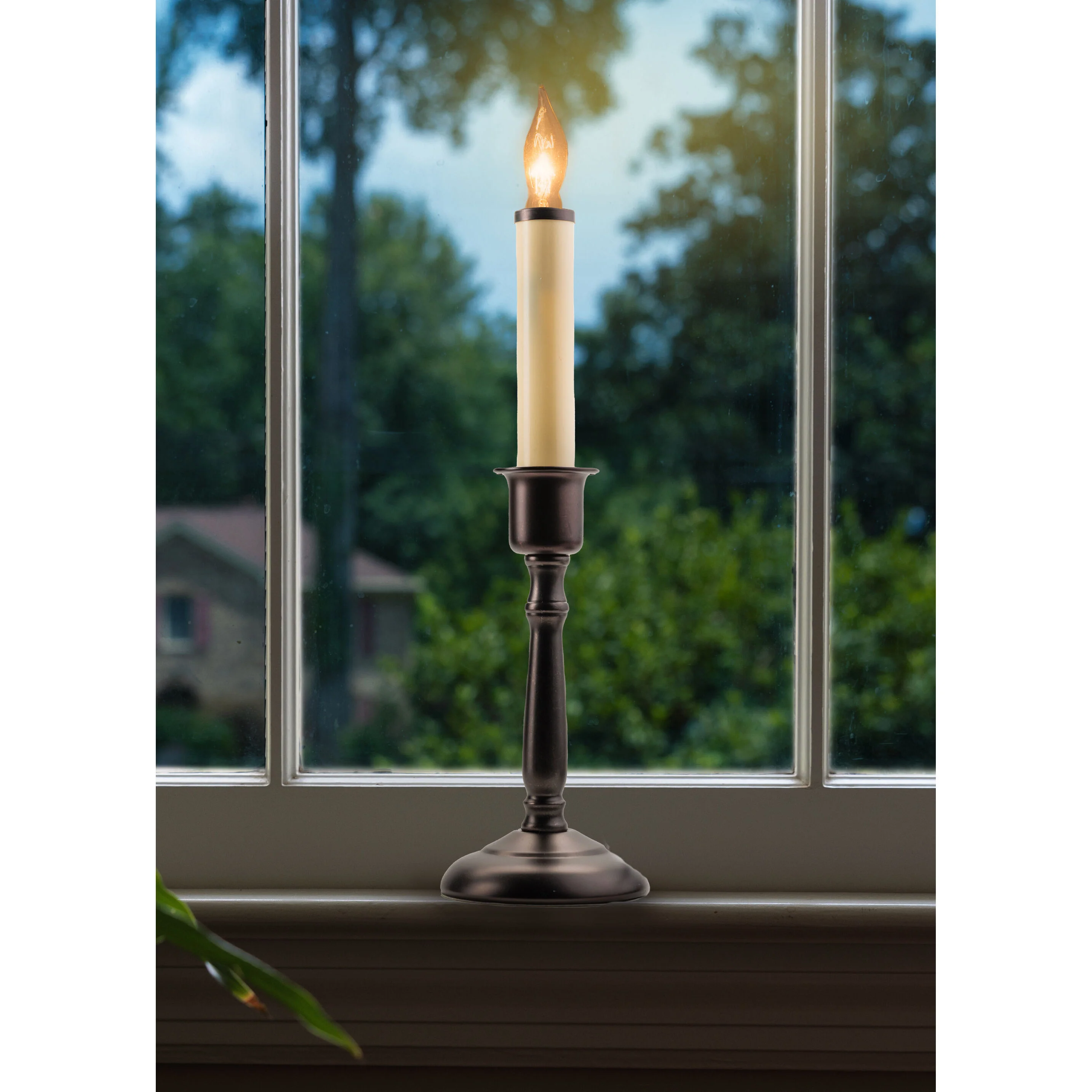 Bayside Antique Bronze Cool Burn Bulb Candle, Steady Burning, 12" (Set of 3) - Image 2