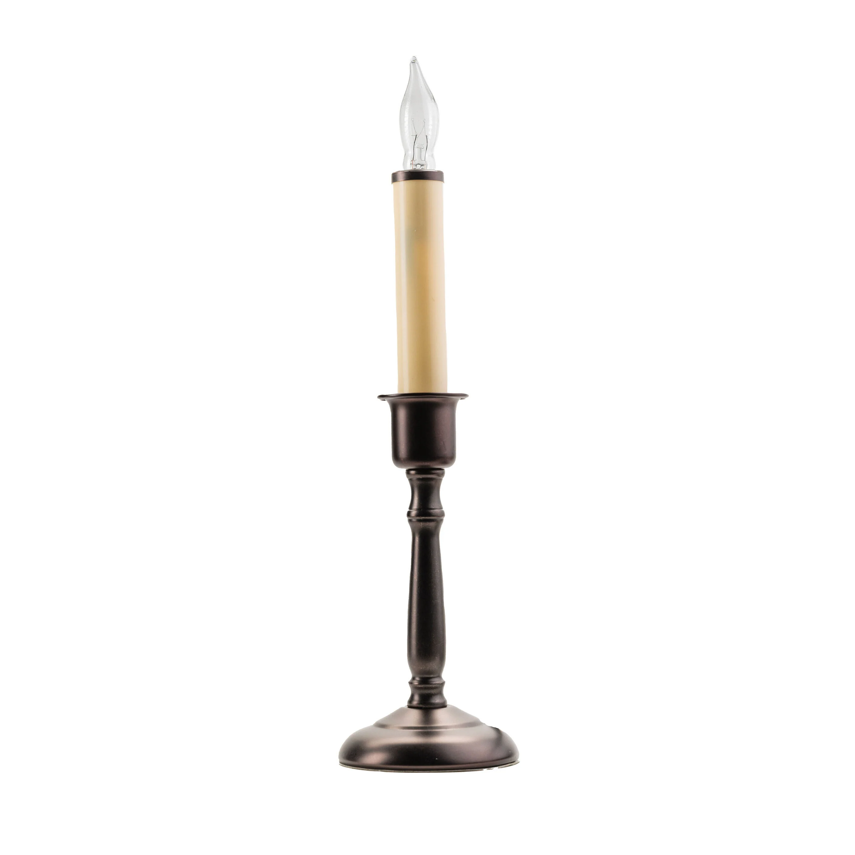 Bayside Antique Bronze Cool Burn Bulb Candle, Steady Burning, 12" (Set of 3) - Image 3