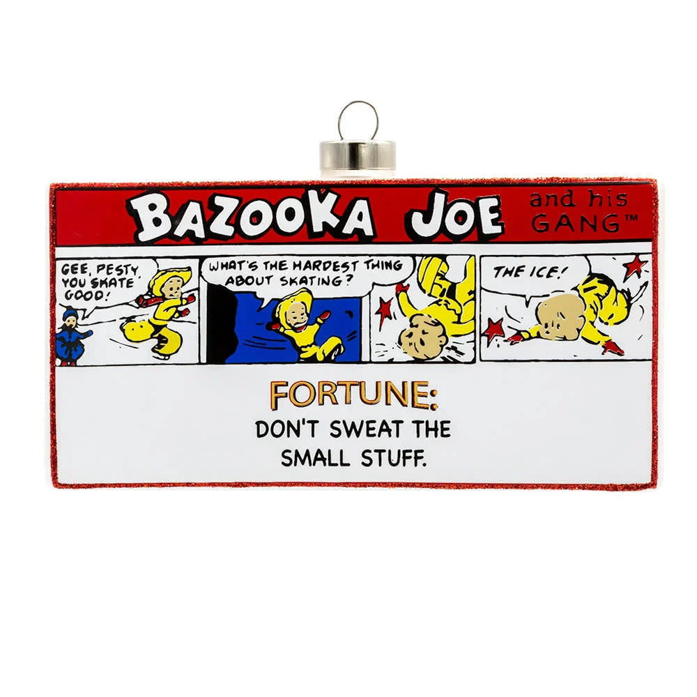 Bazooka Bubble Gum Box Glass Ornament - Image 2