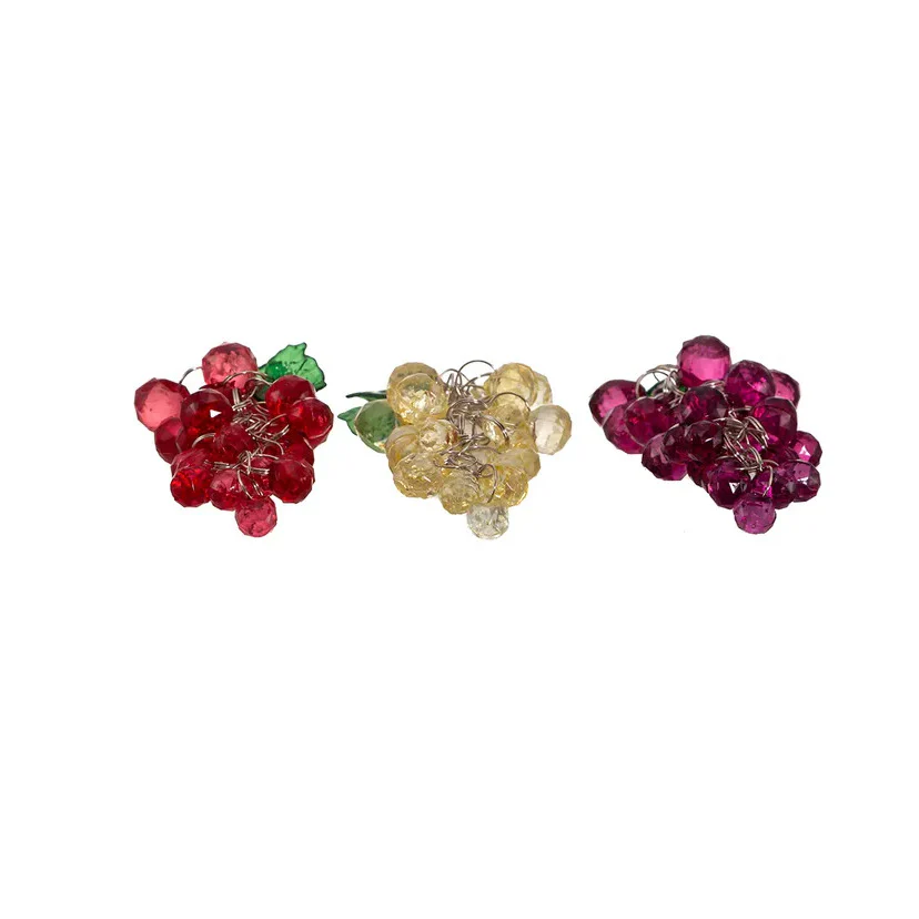 Beaded Grape Ornaments, 4" (3 styles - sold individually) - Image 4