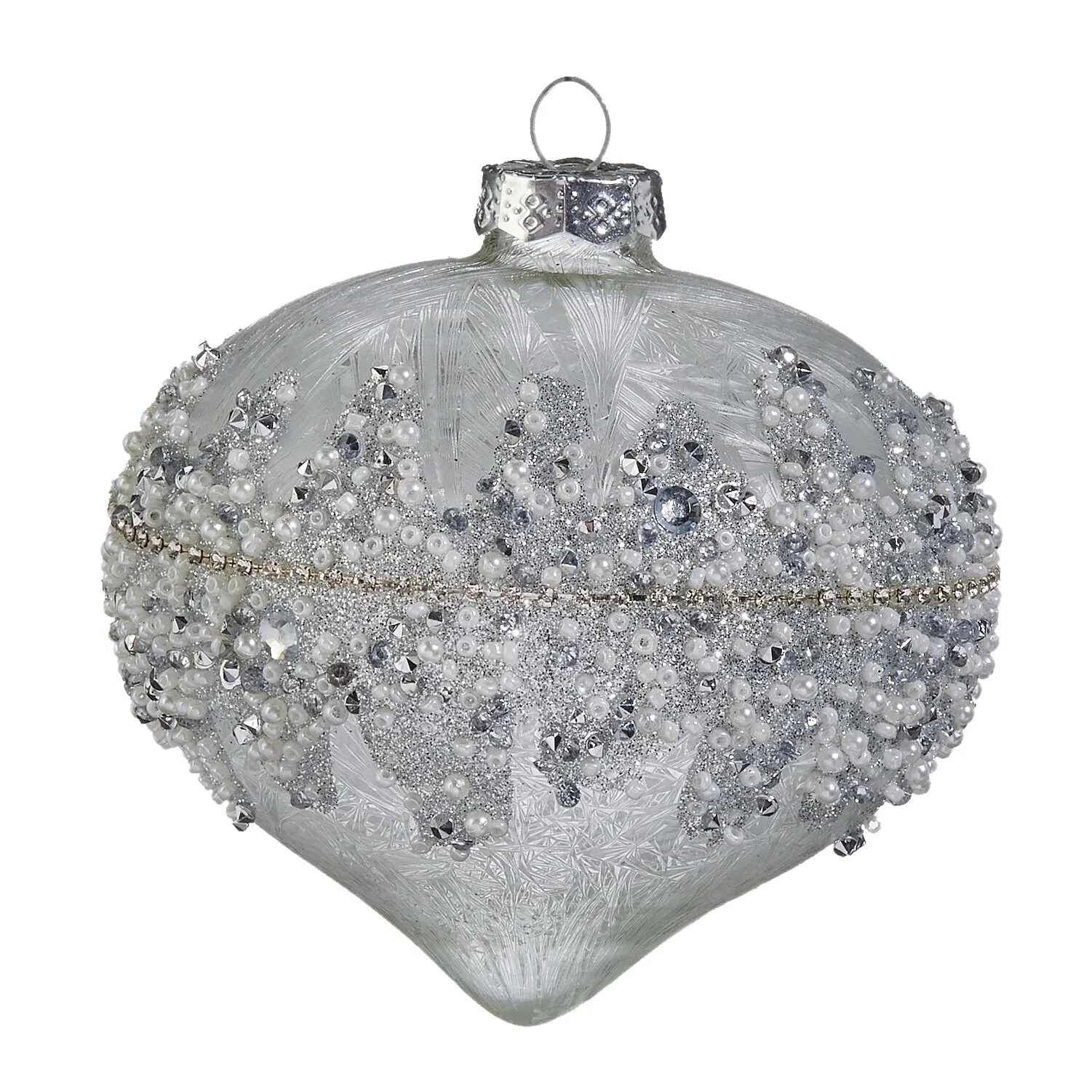 Beaded Ornament, 4" (3 styles - sold individually) - Image 5