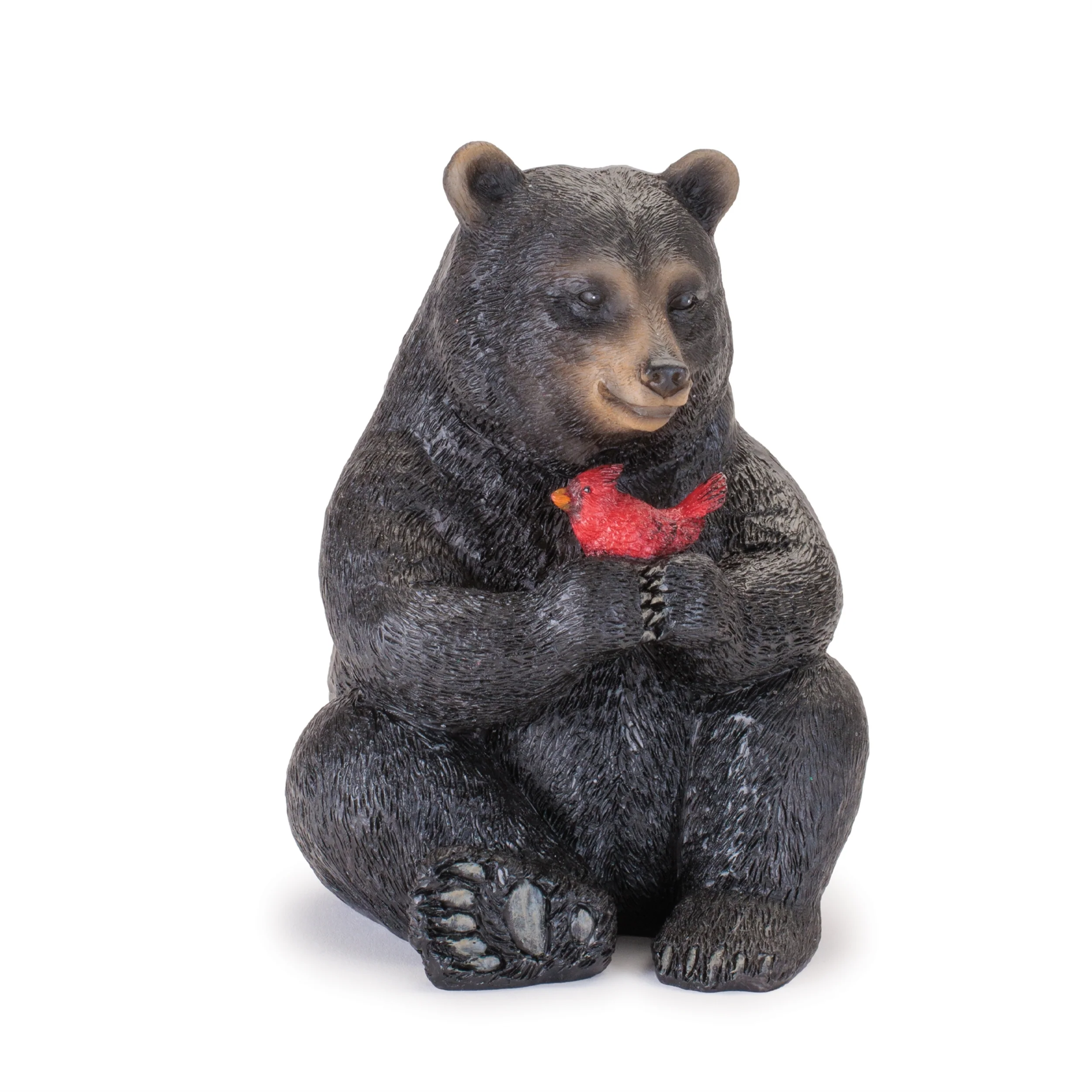Bear w/Cardinals Figurine, 4.5 - 5" (3 styles - sold individually) - Image 2
