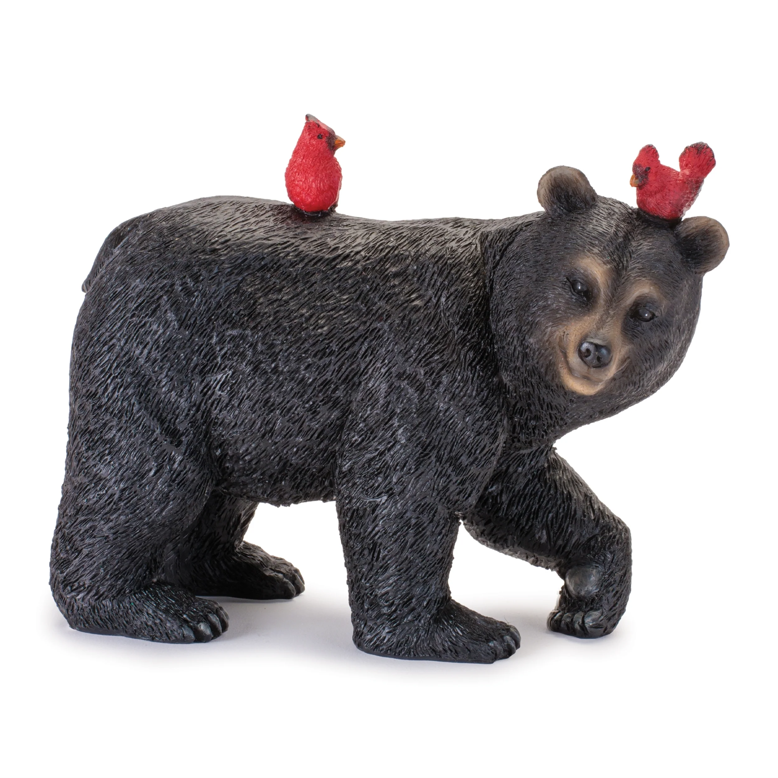 Bear w/Cardinals Figurine, 4.5 - 5" (3 styles - sold individually) - Image 3