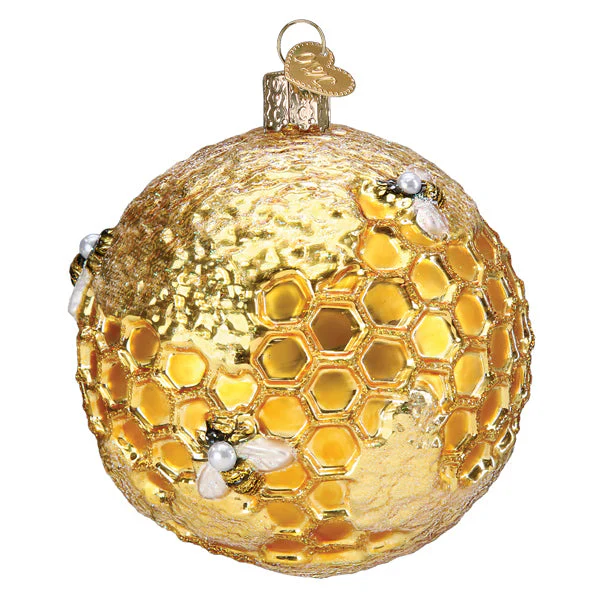 Bee Blessed Round Ornament - Image 3