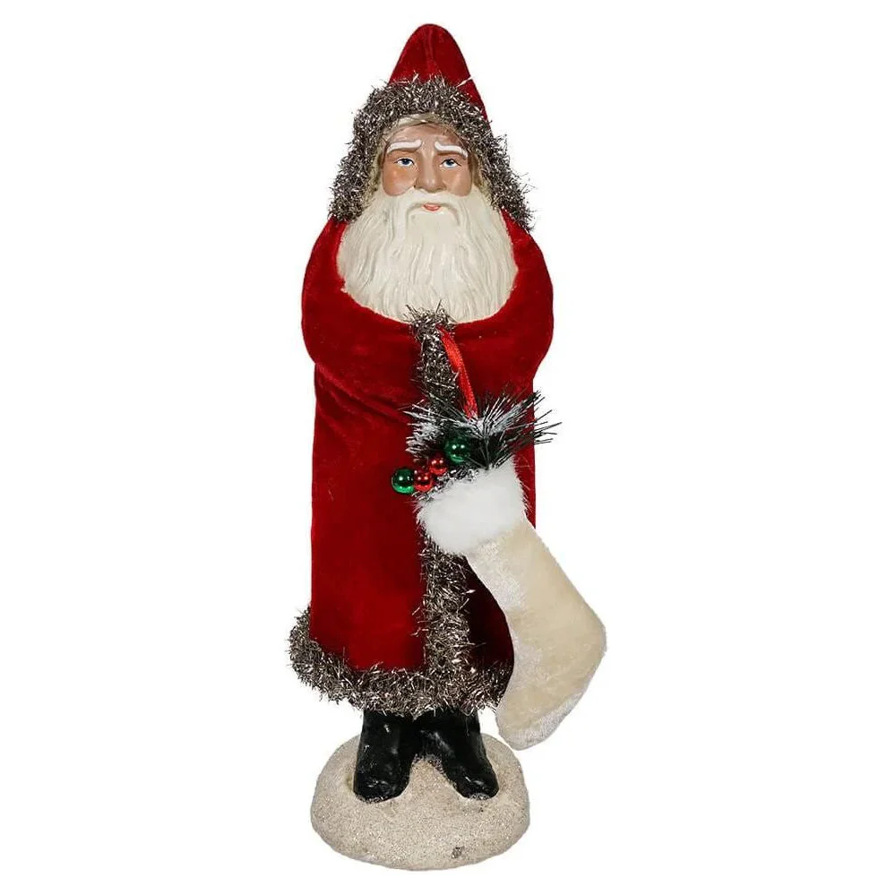 Small Belsnickel Santa Figurine, 13.25" (5 styles - sold individually) - Image 4