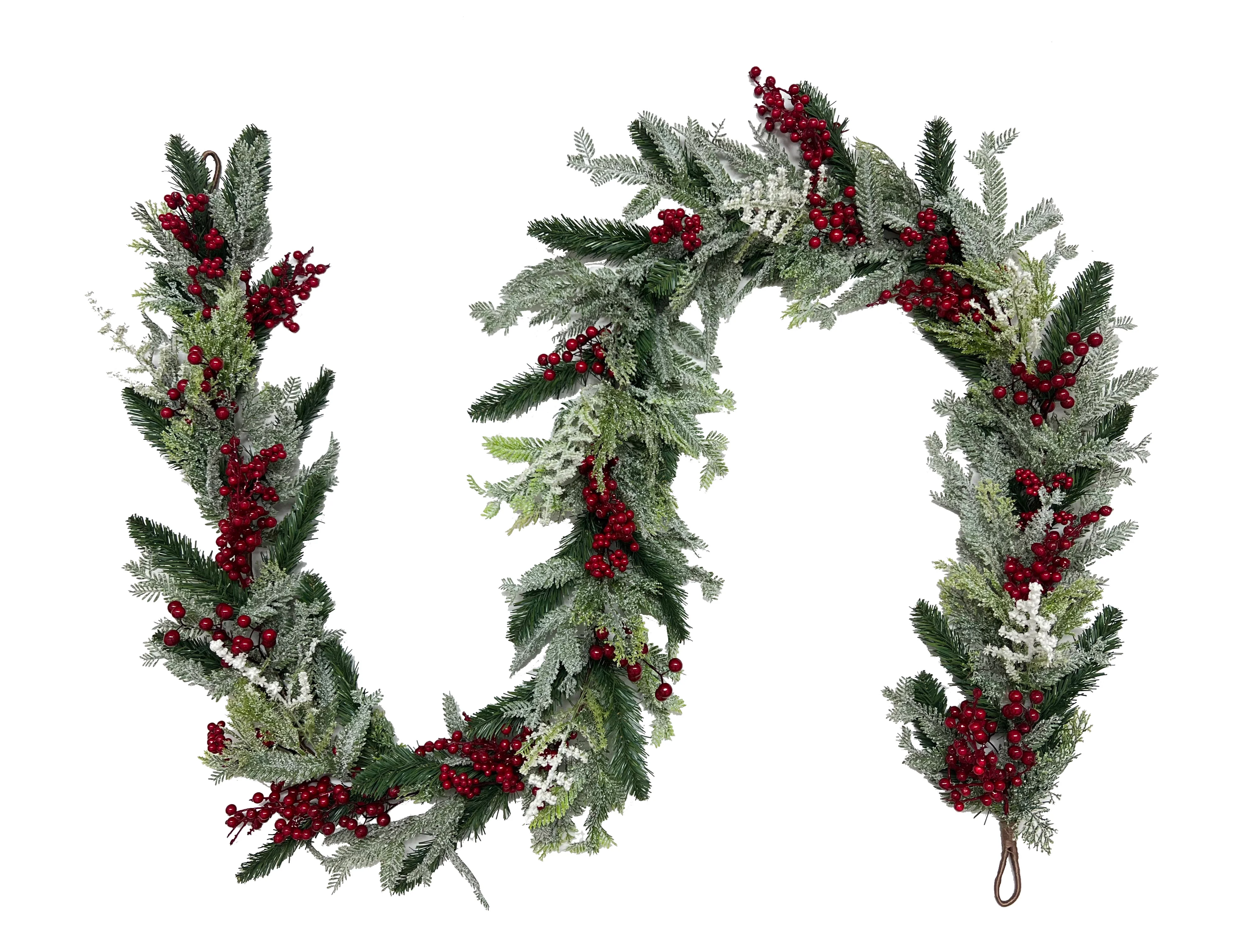 Berry Bloom Garland, (12"D/9'L)