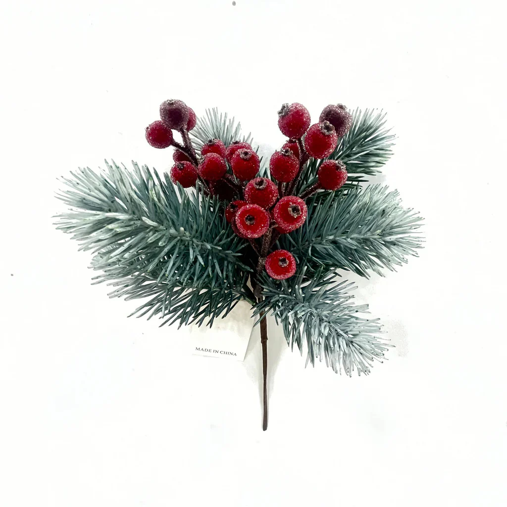 Berry/Pine Pick, 12" (Red)