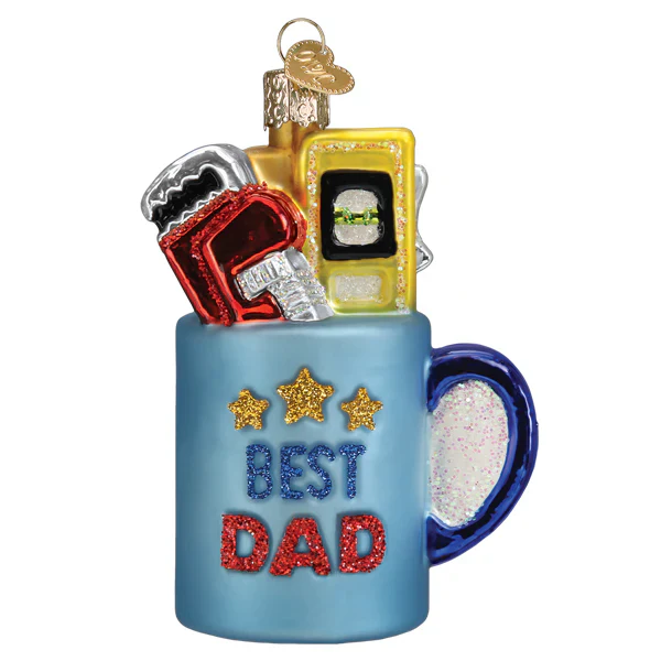 Best Dad Mug Ornament - Image 2