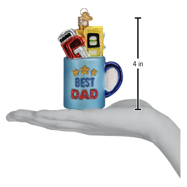 Best Dad Mug Ornament - Image 5
