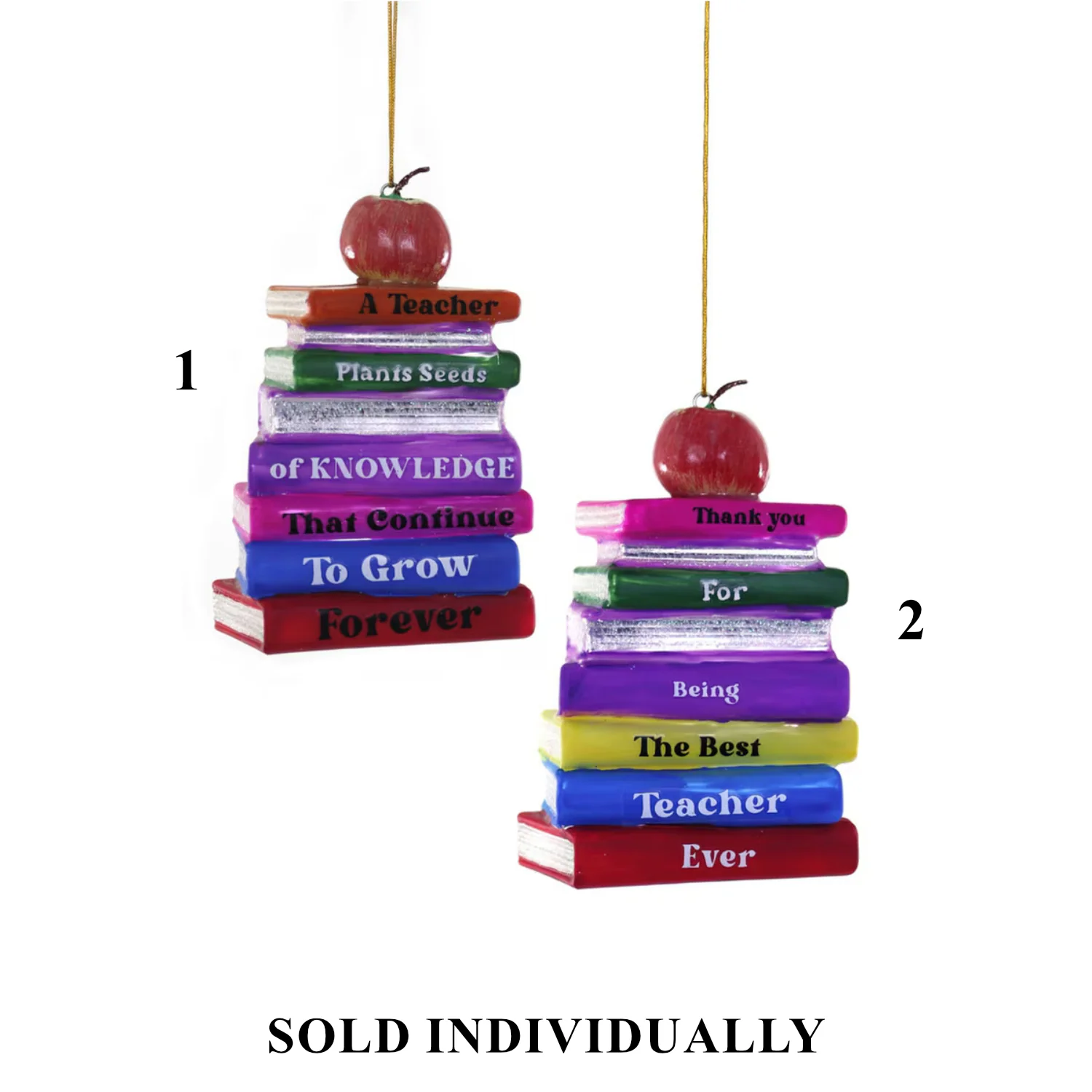 Best Teacher Ever, 4.5" (2 styles - sold individually)