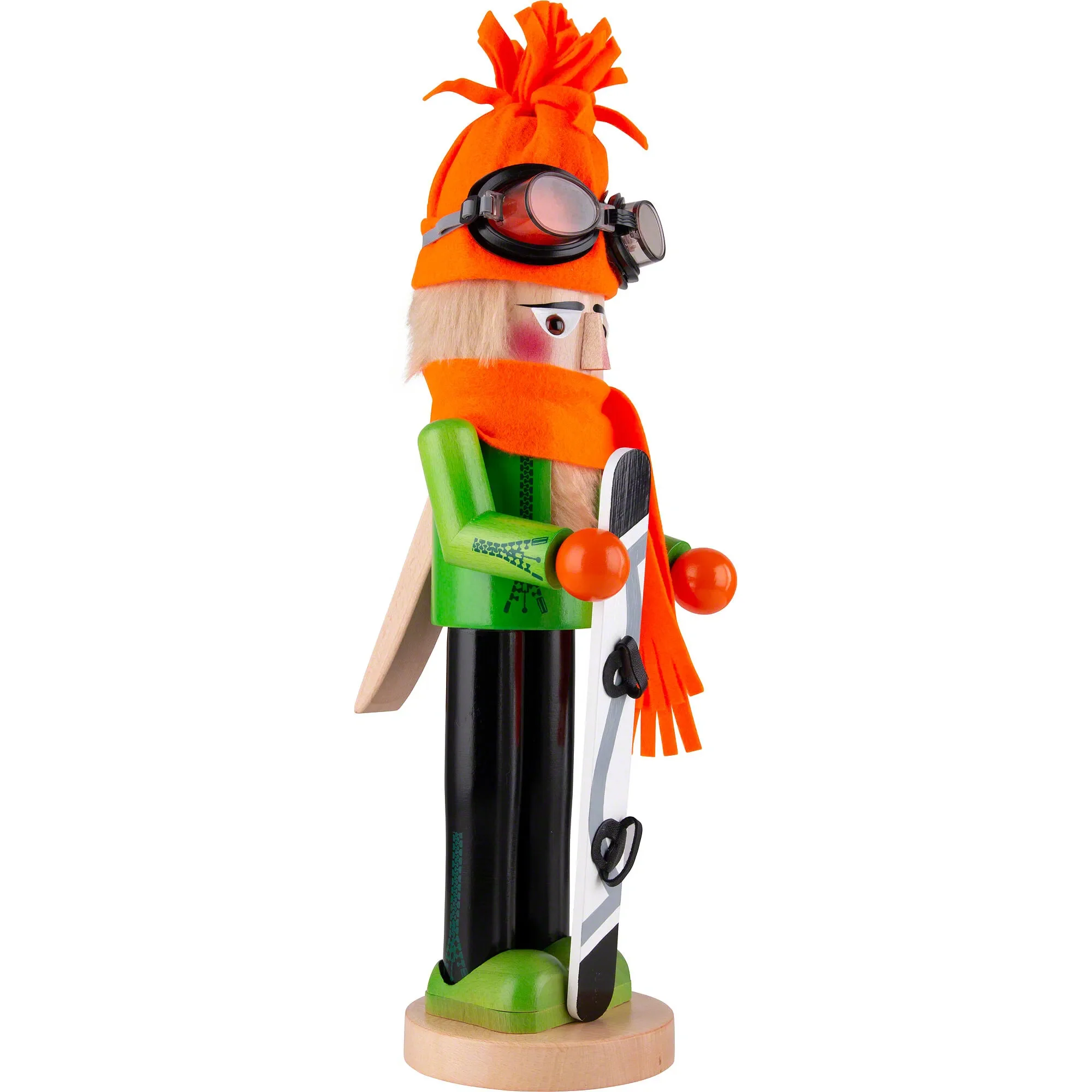 Big Snowboarder Nutcracker Figurine, 17" - Image 3