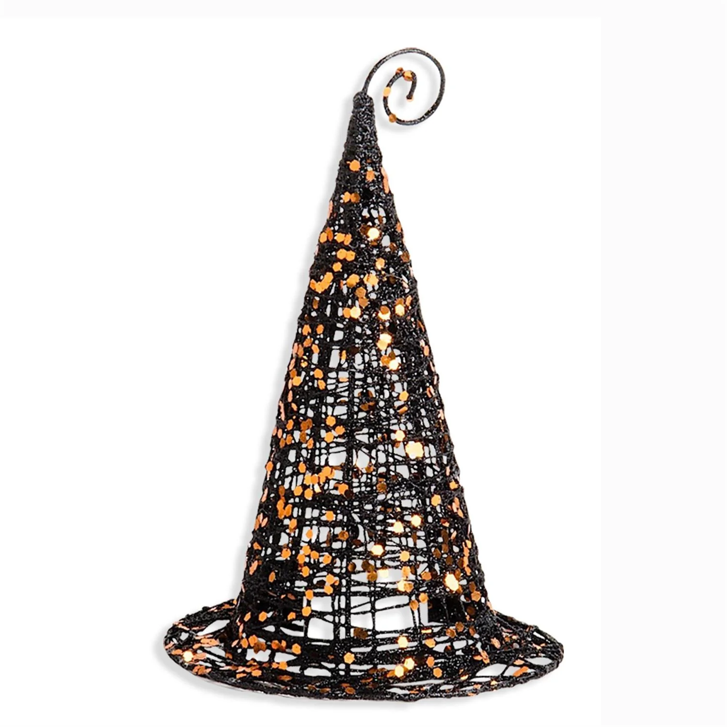 Black Glitter Wire Witches Hats (Set of 3) - Image 5