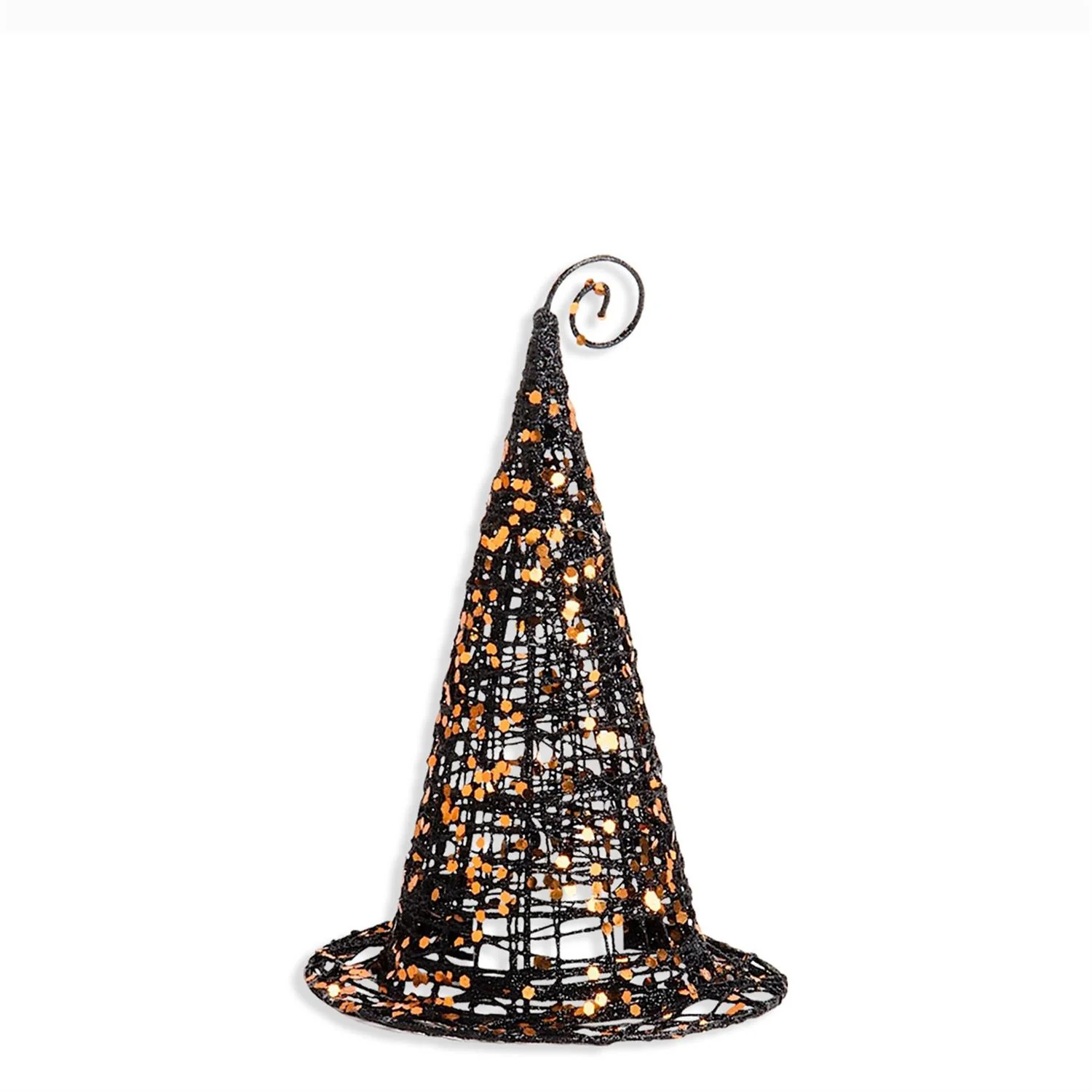 Black Glitter Wire Witches Hats (Set of 3) - Image 6