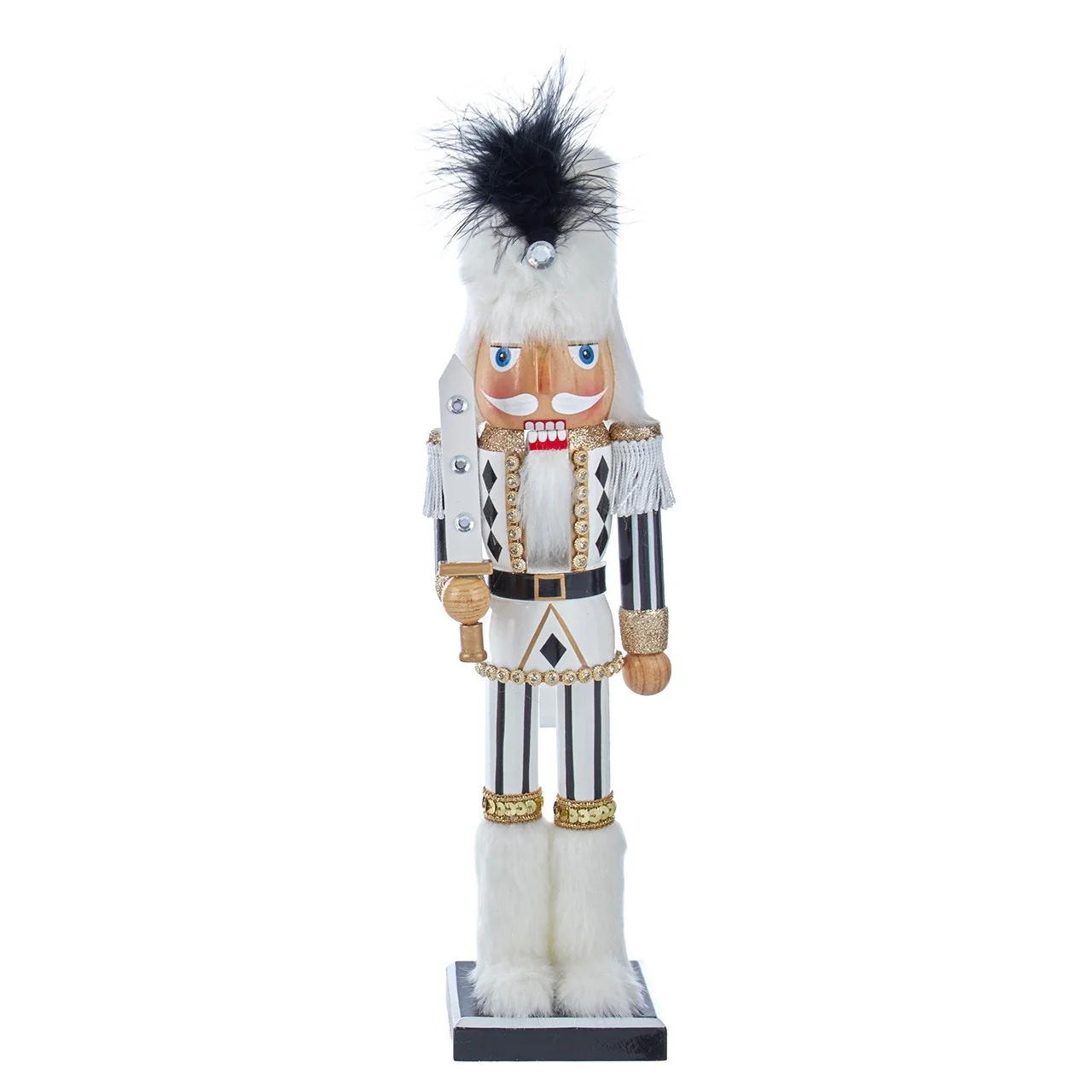 Black, White & Gold Nutcracker Figurines, 15" (3 styles - sold individually) - Image 10