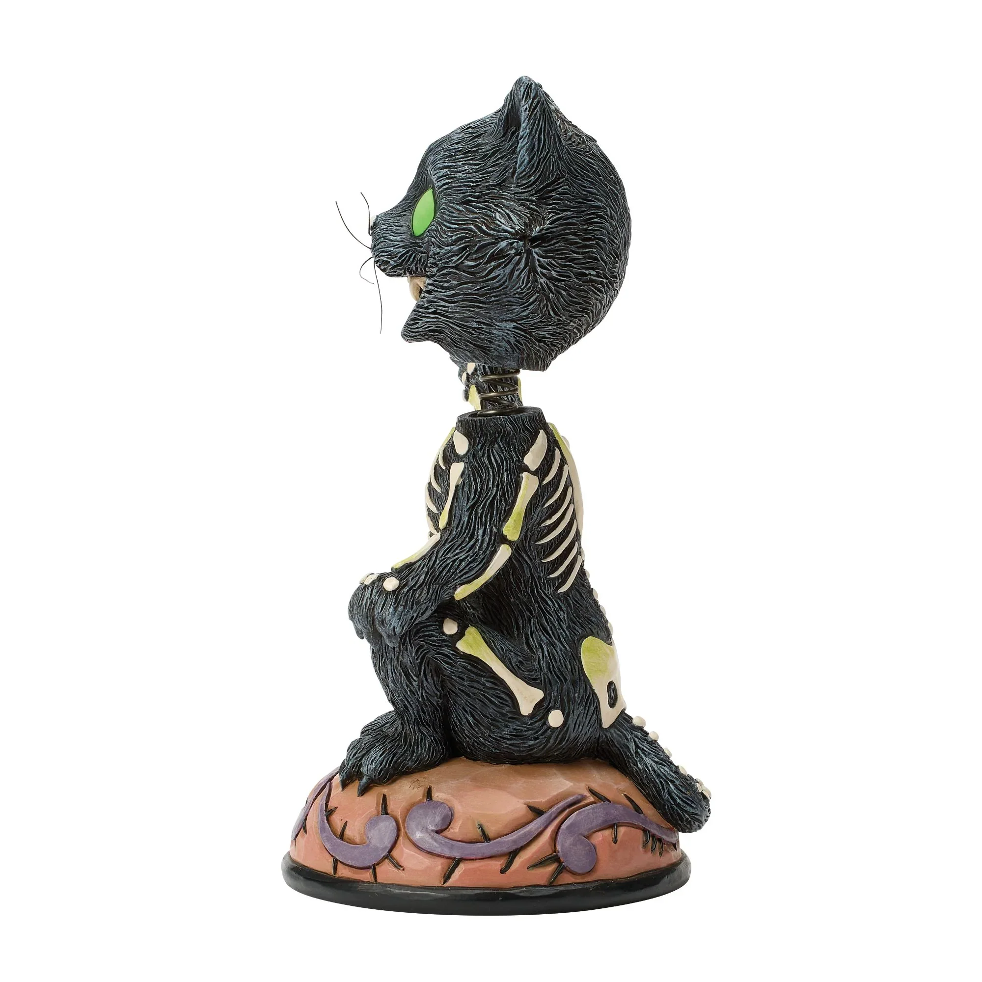 Bobble Head Black Cat Figurine, 6.5" - Image 2
