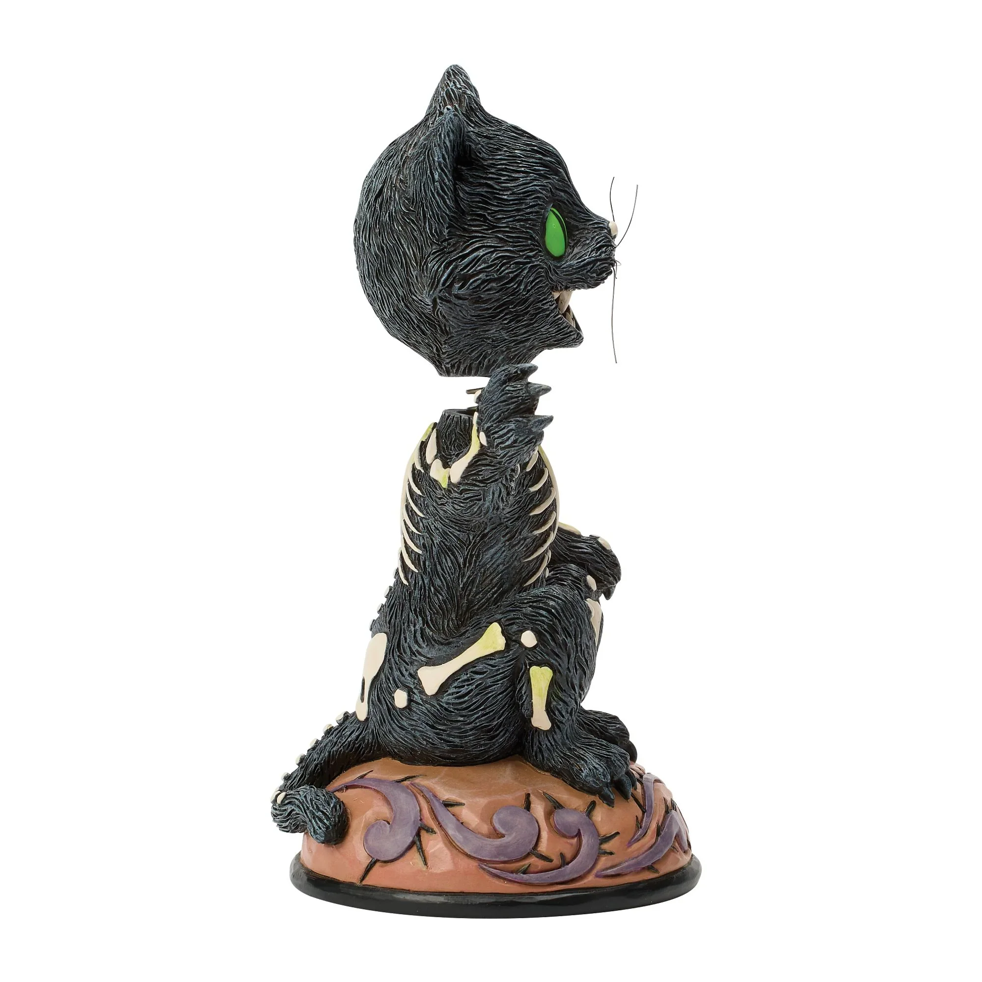 Bobble Head Black Cat Figurine, 6.5" - Image 4