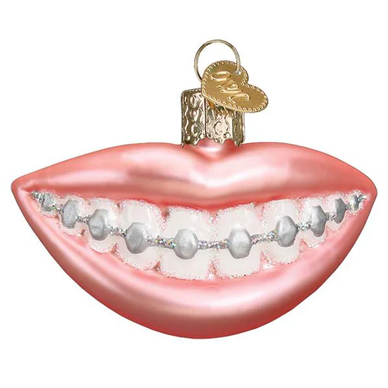 Braces Ornament, 3" - Image 2