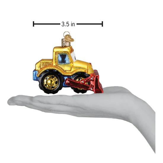 Bright-eyed Bulldozer Ornament, 2.75" - Image 5