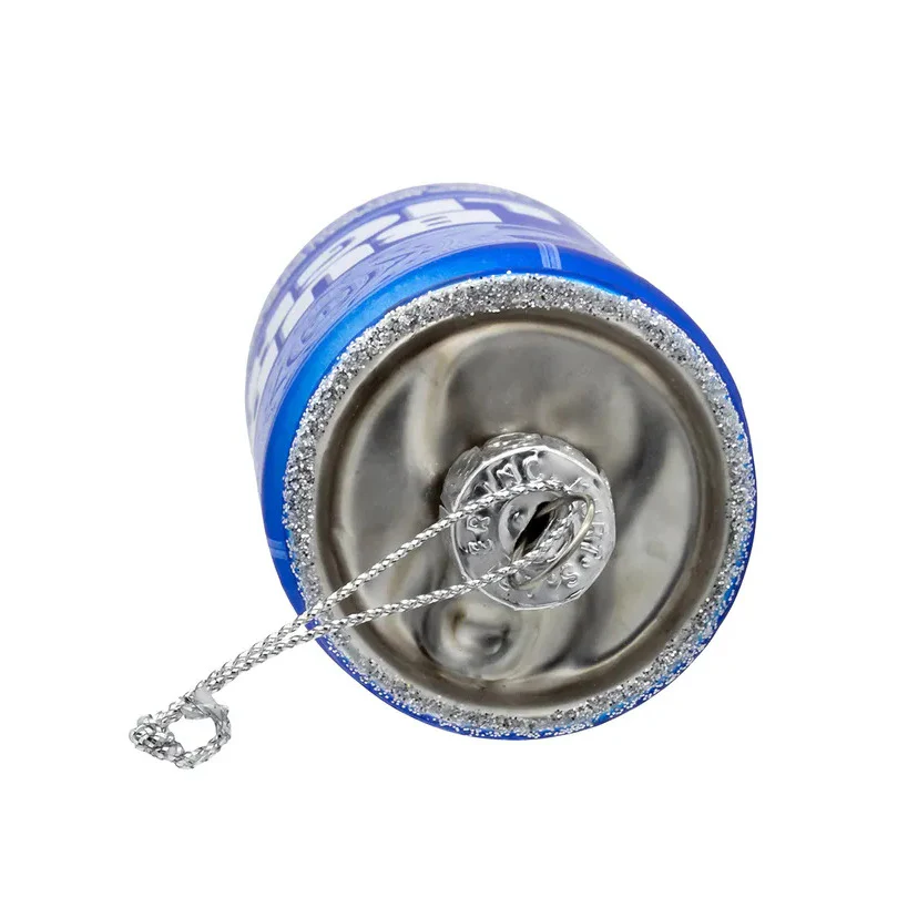 Budweiser® Glass Bud Light Can Ornament, 3.25" - Image 5