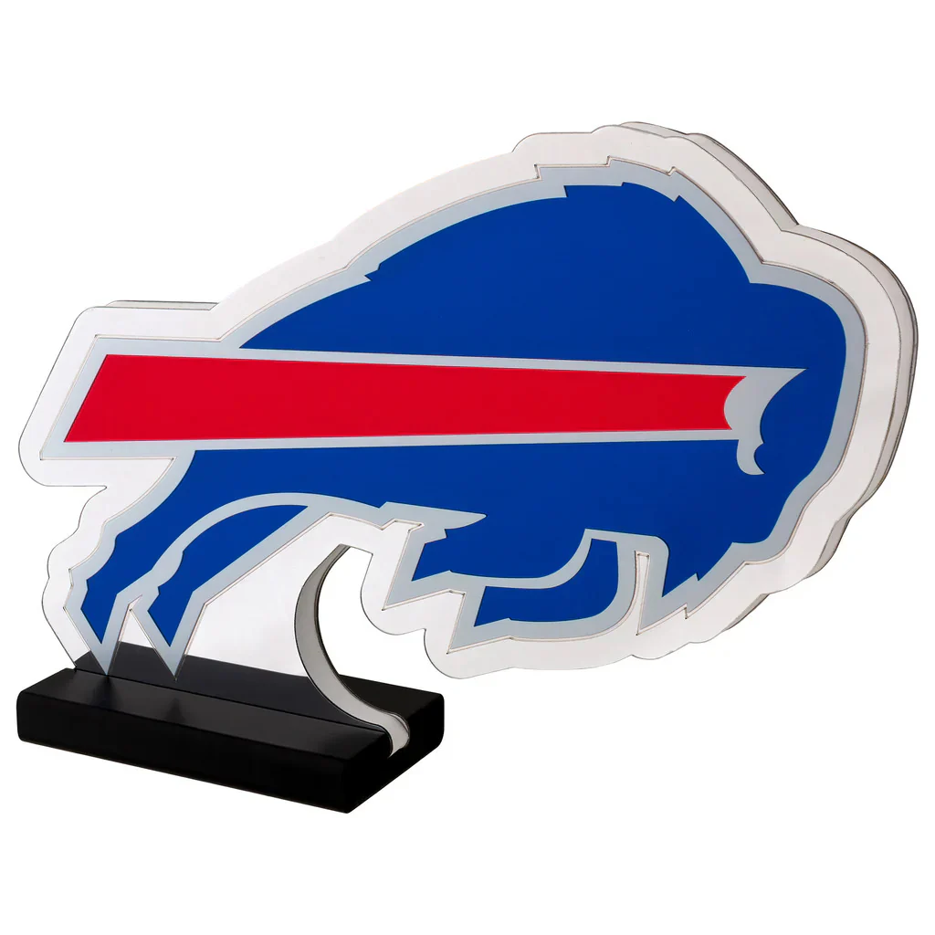Buffalo Bills Logo Sign, LED Infinity Light, Acrylic, w/UL Plug, 9" - Image 3