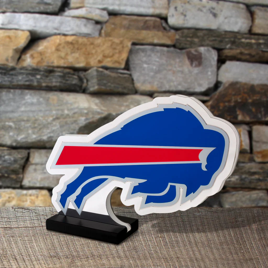 Buffalo Bills Logo Sign, LED Infinity Light, Acrylic, w/UL Plug, 9" - Image 5