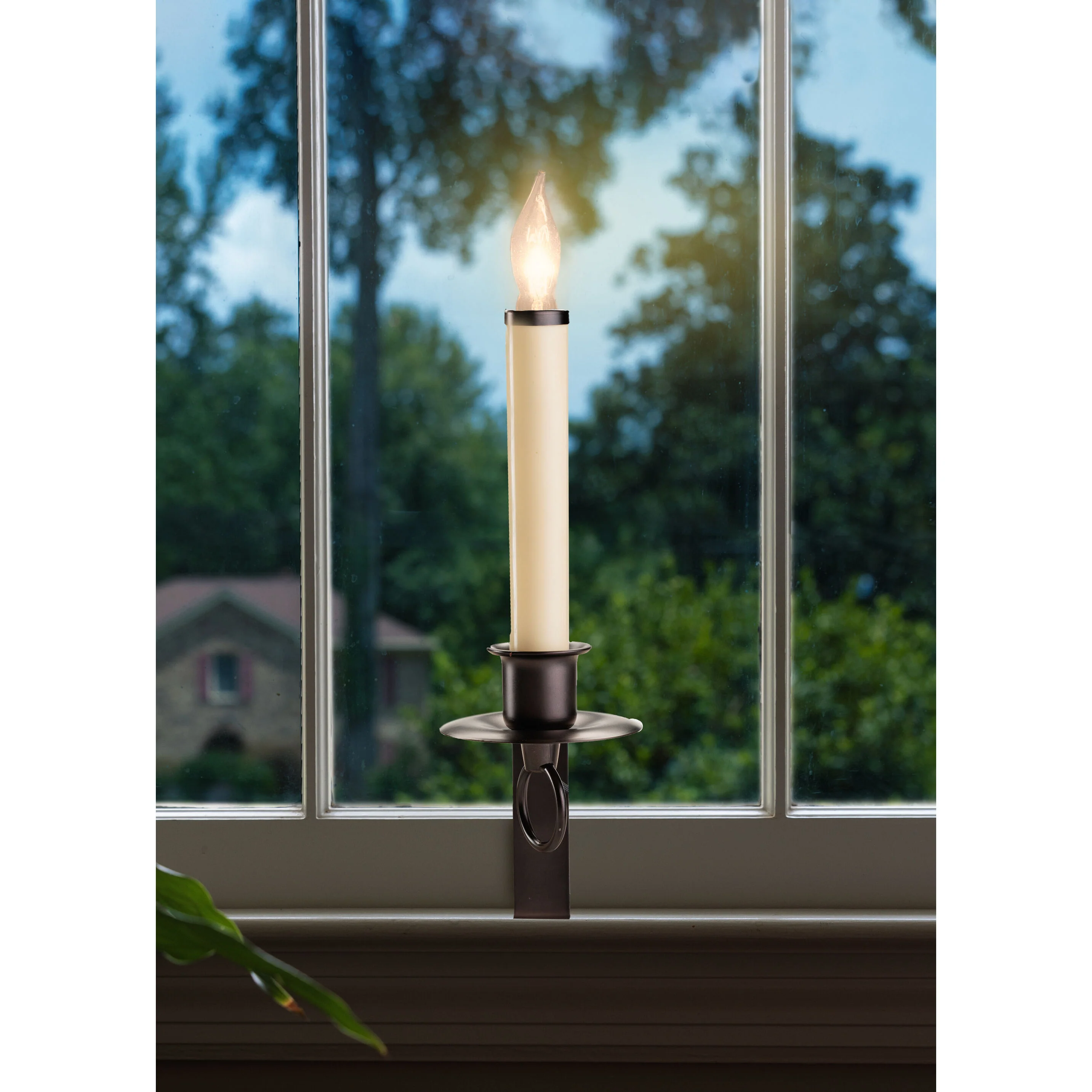 Cambridge Bracket Antique Bronze Cool Burn Bulb Candle, Steady Burning, 12" (Set of 4) - Image 2