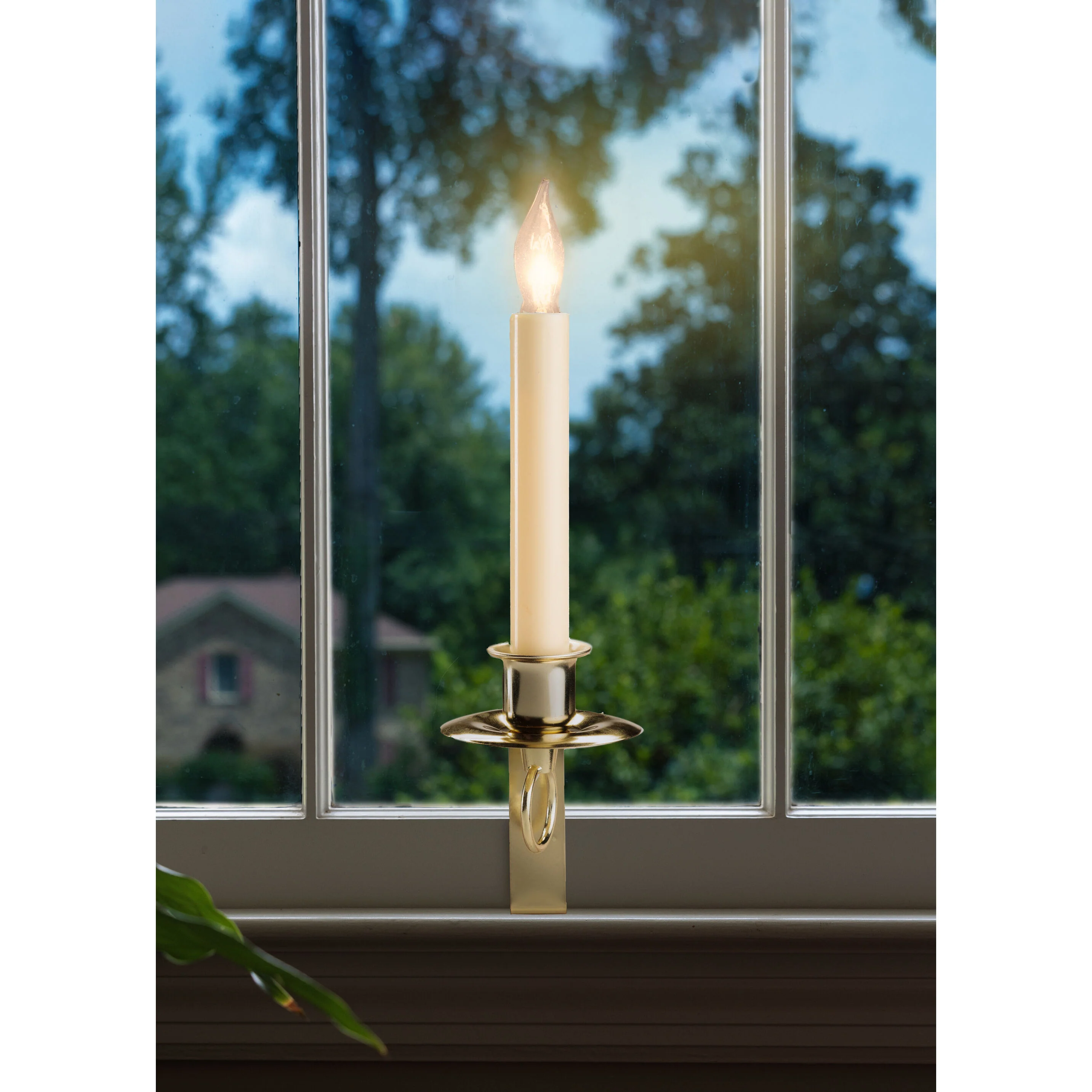 Cambridge Bracket Brass Cool Burn Bulb Candle, Steady Burning, 12" (Set of 4) - Image 2