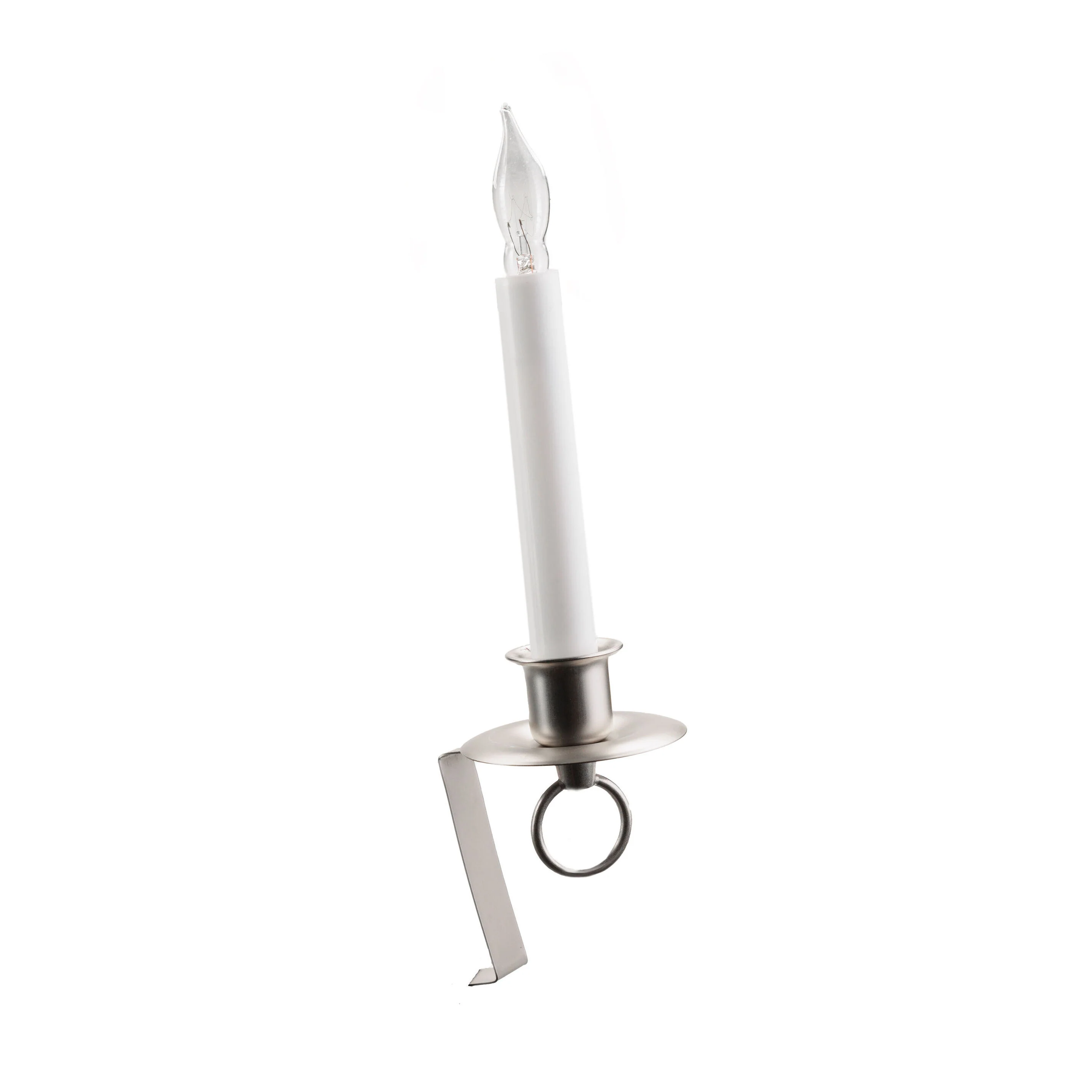 Cambridge Bracket Pewter Cool Burn Bulb Candle, Steady Burning, 12" (Set of 4) - Image 3