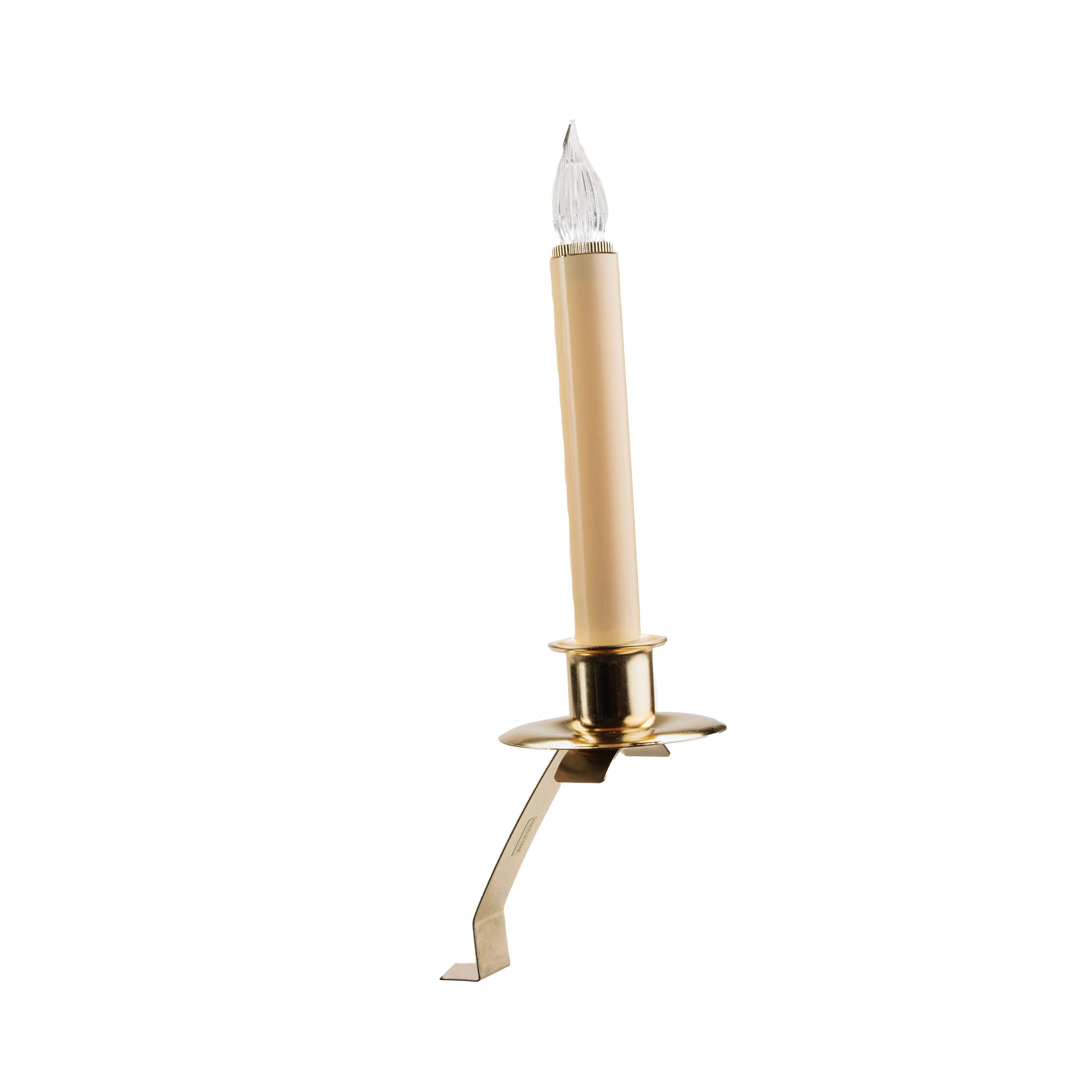 Cambridge Slant Bracket Brass LED Bulb Candle W/ Sensor, 12" (Set of 3) - Image 3