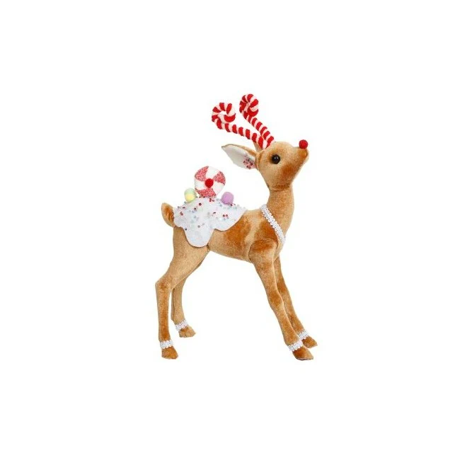 Candied Deer Figurine, Medium, 12" (3 styles - sold individually) - Image 3