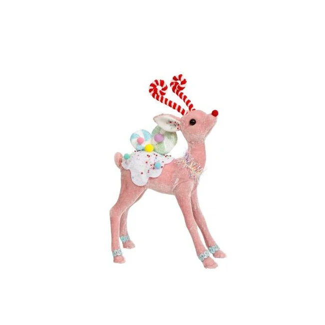 Candied Deer Figurine, Medium, 12" (3 styles - sold individually) - Image 4