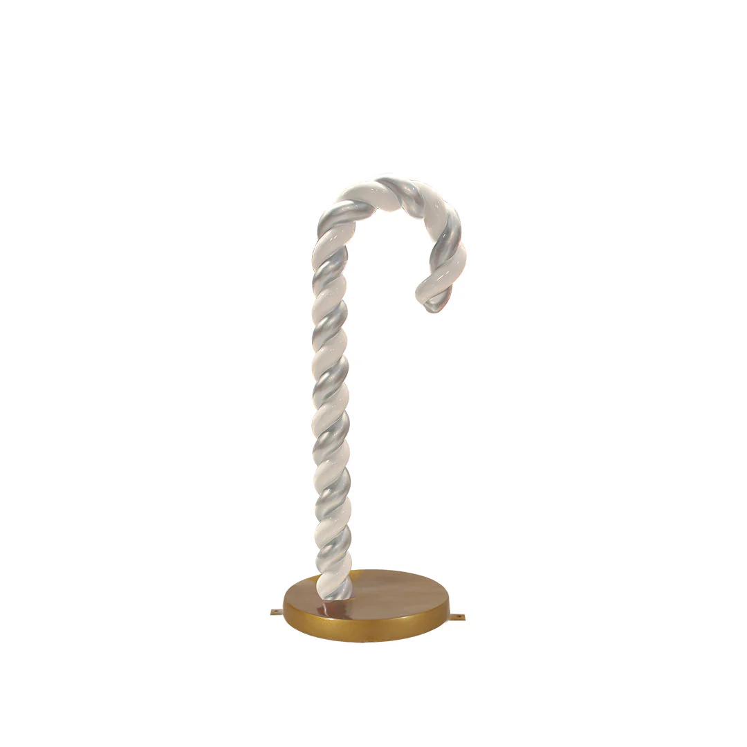 Large Fiberglass Candy Cane Decoration, 49" - Image 3