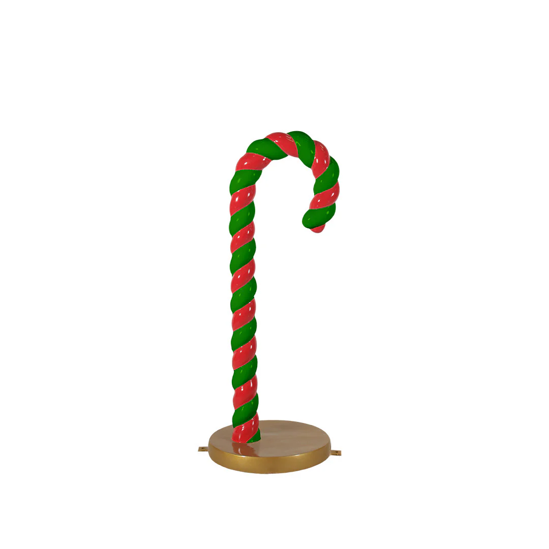 Large Fiberglass Candy Cane Decoration, 49" - Image 4