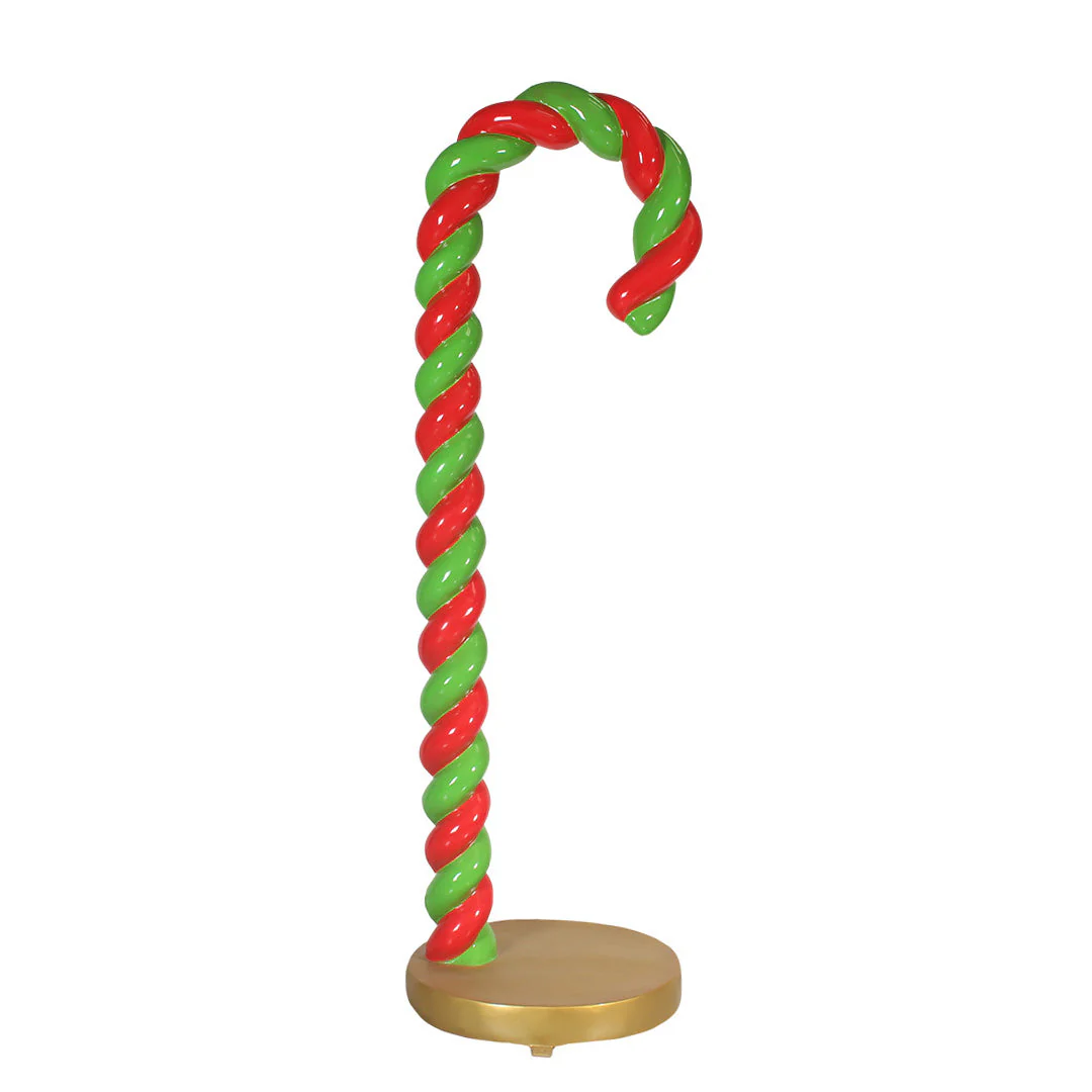 Large Fiberglass Candy Cane Decoration, 79" - Image 3