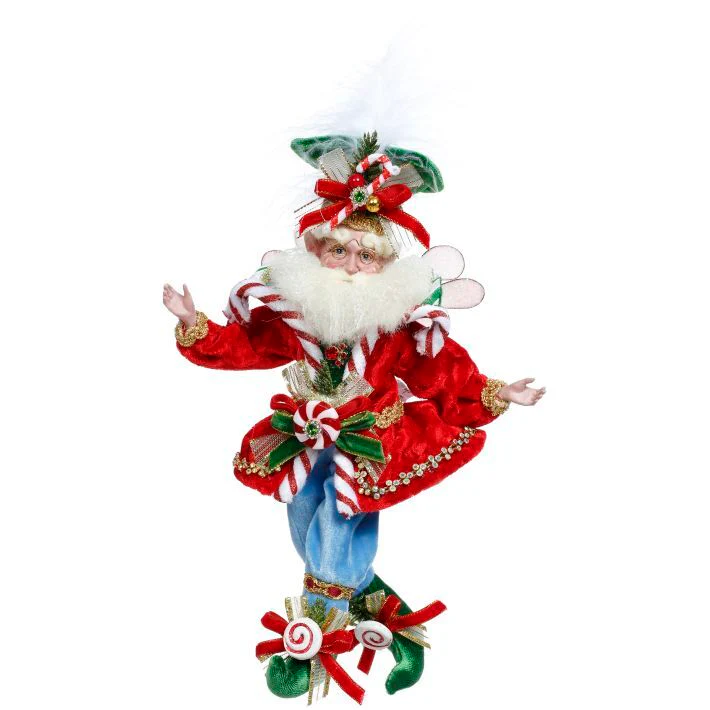 Candycane Fairy Figurine, Small, 10.5"