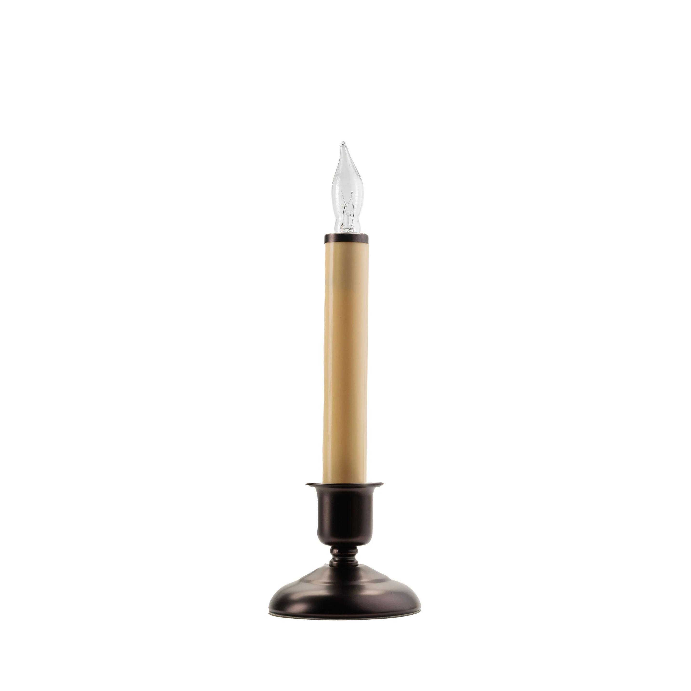 Cape Cod Antique Bronze Cool Burn Bulb Candle, Steady Burning, 9" (Set of 4) - Image 3