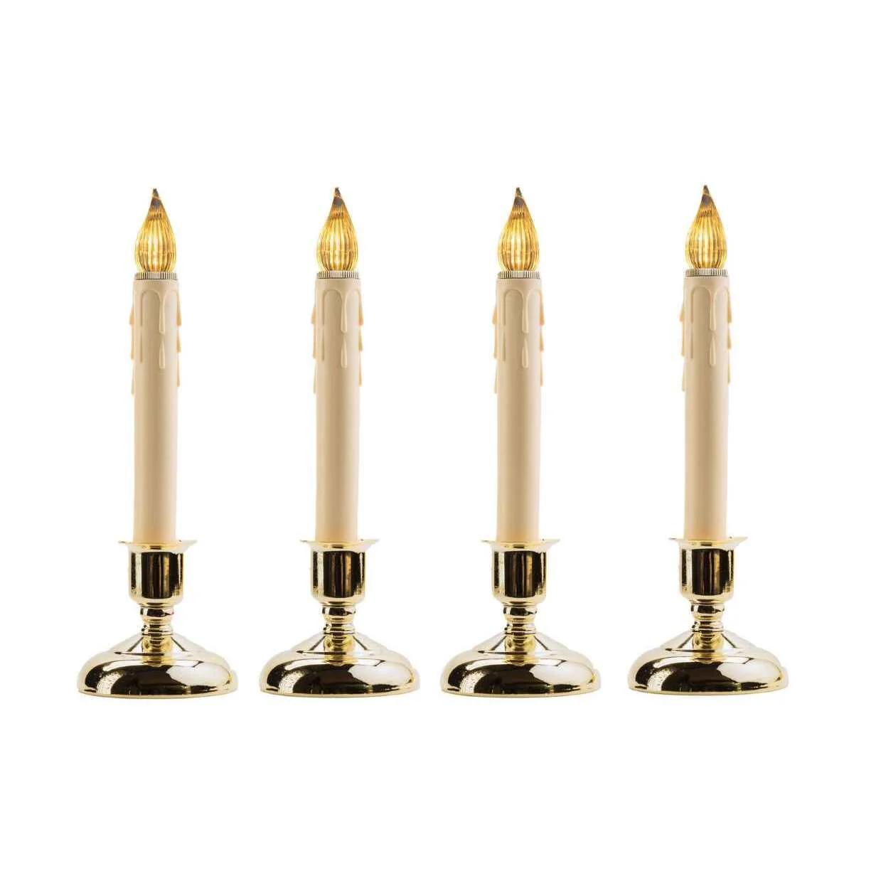 Cape Cod Brass LED Bulb Candle W/ Sensor, 9" (Set of 4)