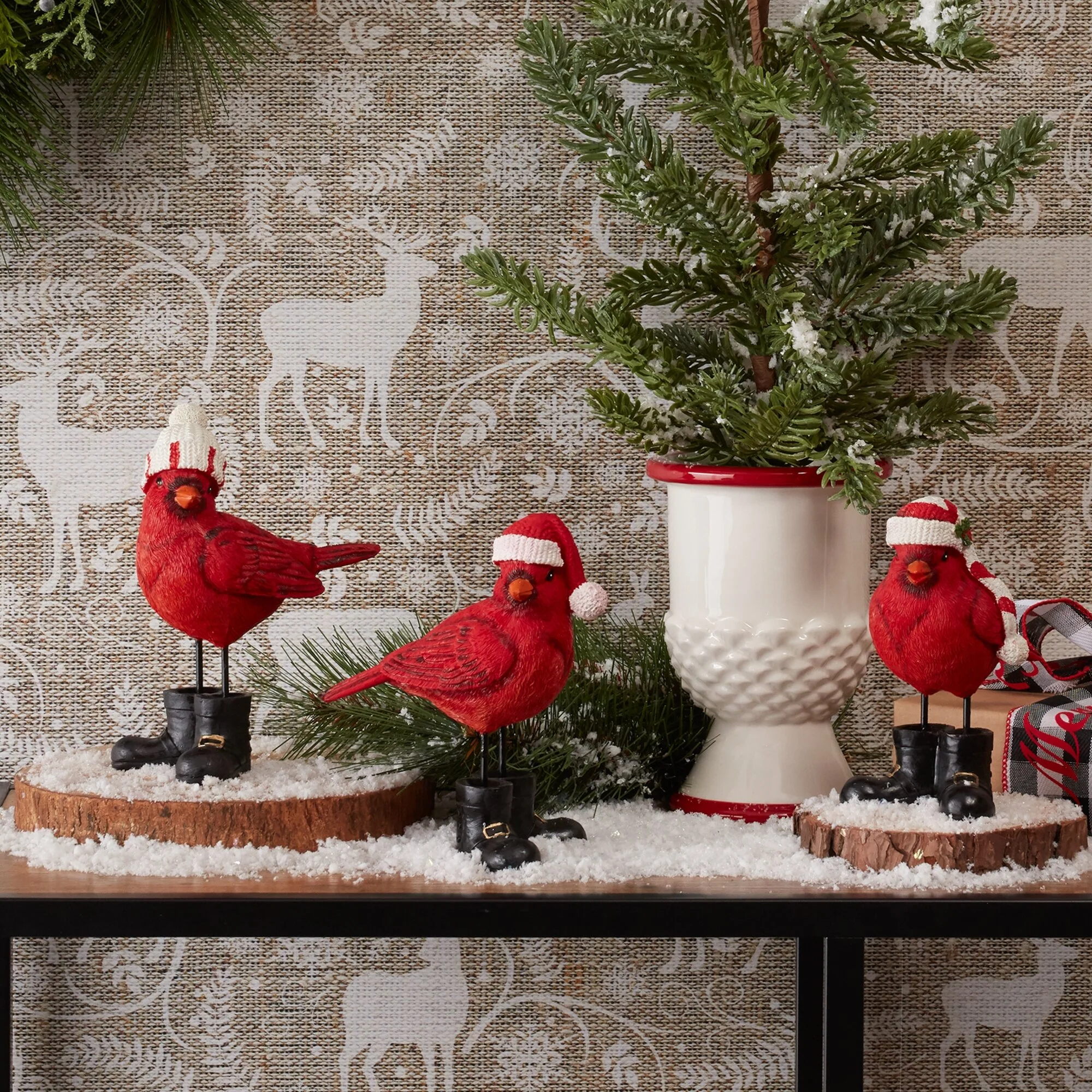 Resin Cardinal w/ Boots, 6" (3 styles - sold individually) - Image 2