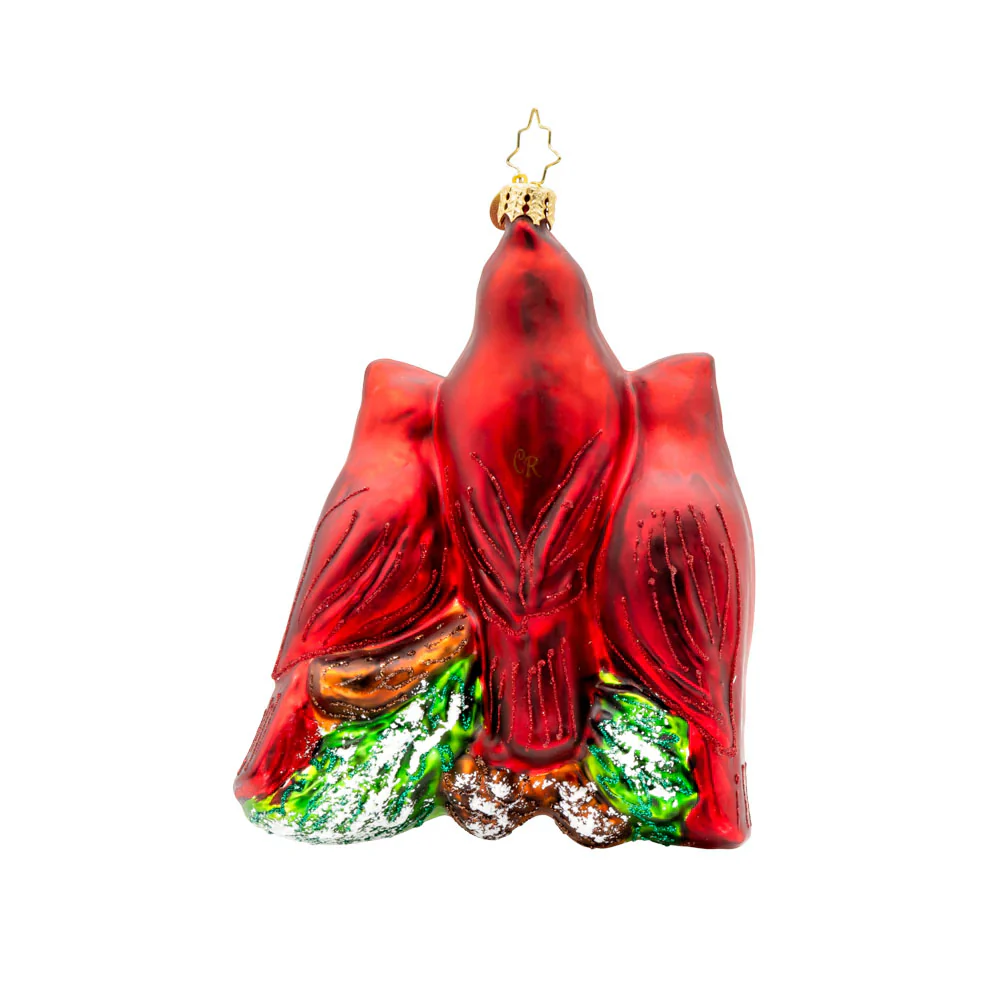 Cardinal Garden Greetings Ornament - Image 3