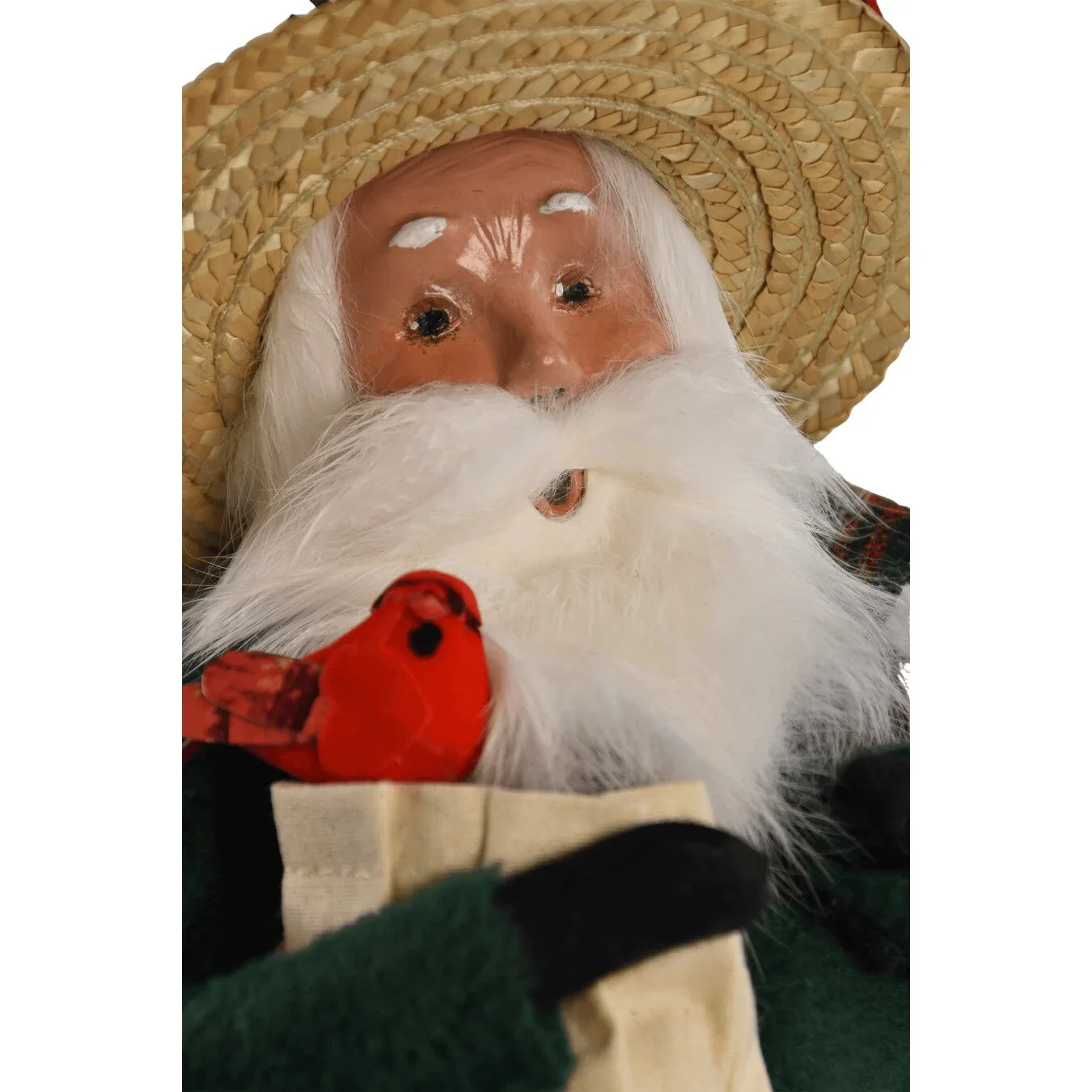 Cardinal Santa Caroler Figurine, 13" - Image 2