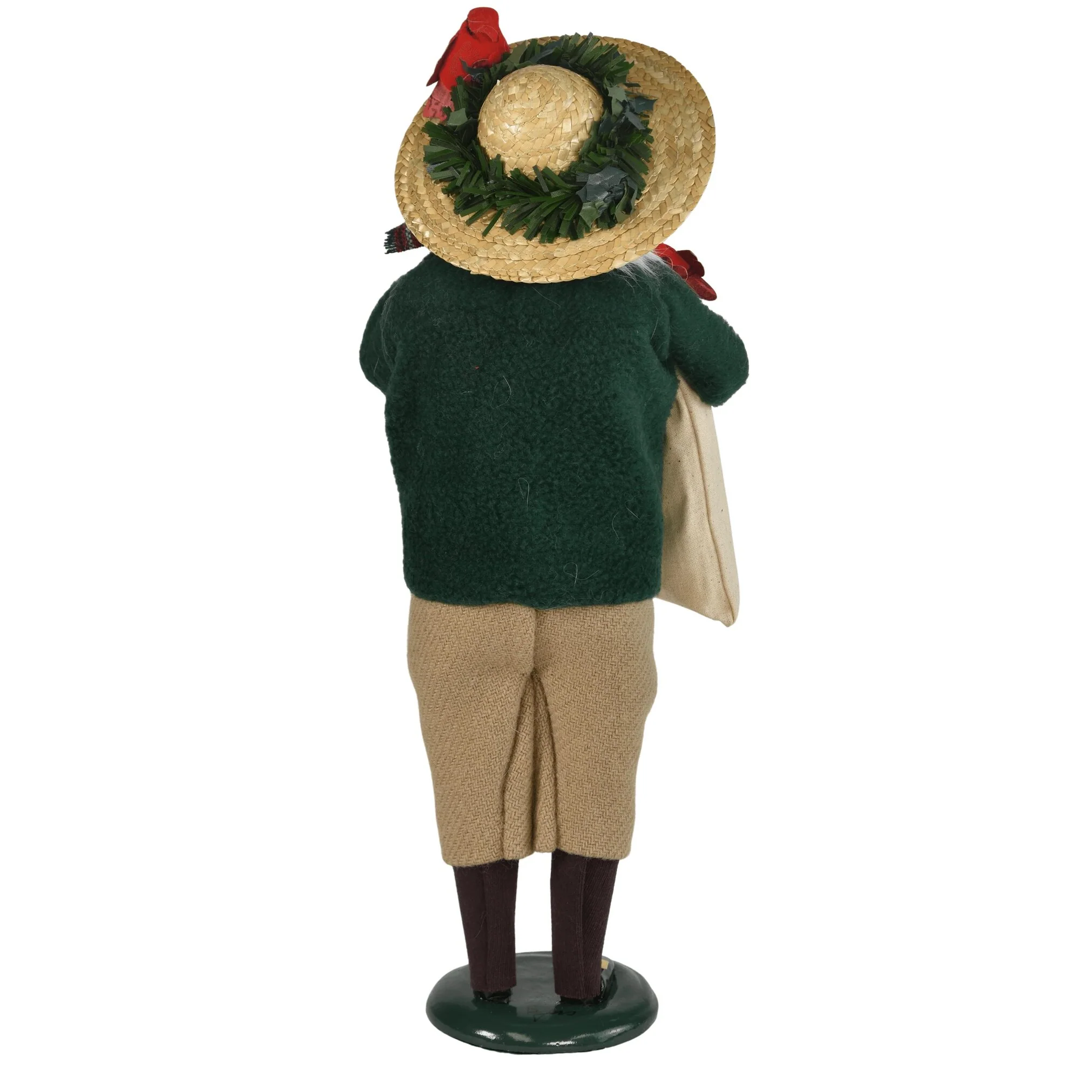 Cardinal Santa Caroler Figurine, 13" - Image 5