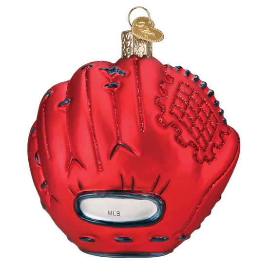 Cardinals Baseball Mitt Ornament, 3.75" - Image 3