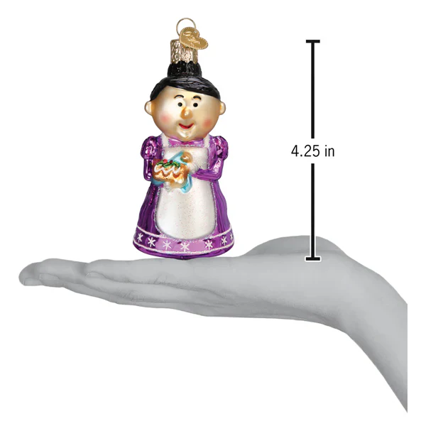 Cheery Mrs. Claus Ornament - Image 5