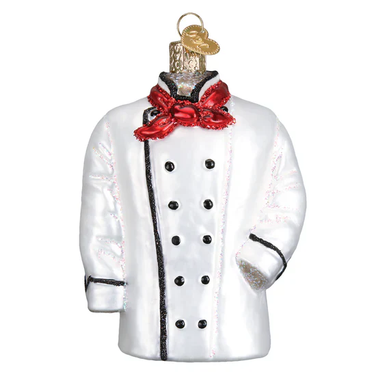 Chefs Coat Ornament, 4.25" - Image 2
