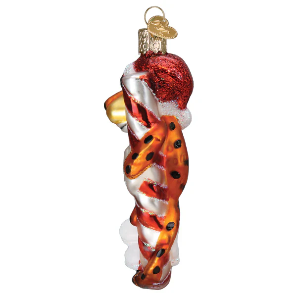 Chester Cheetah on Candy Cane Ornament - Image 3