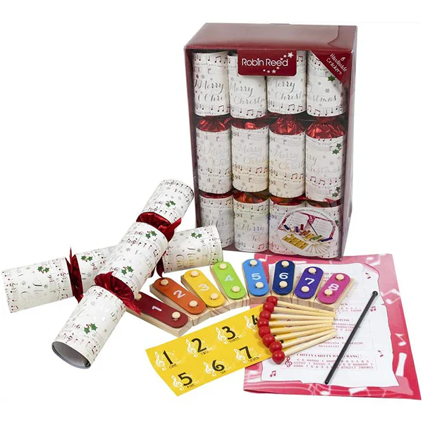 Chime Bars Party Crackers, 13"(Set of 8)