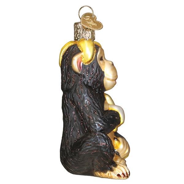 Chimpanzee Ornament, 3.75" - Image 3