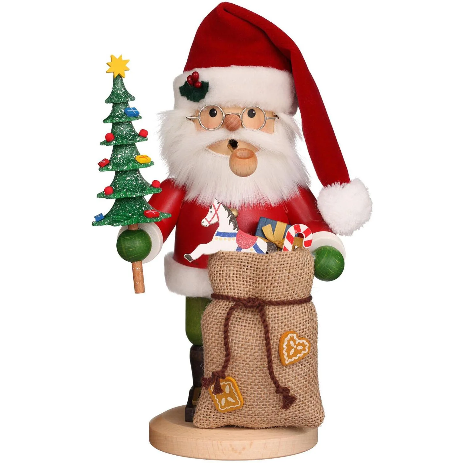 Christian Ulbricht Incense Burner - Santa Figurine, 10"