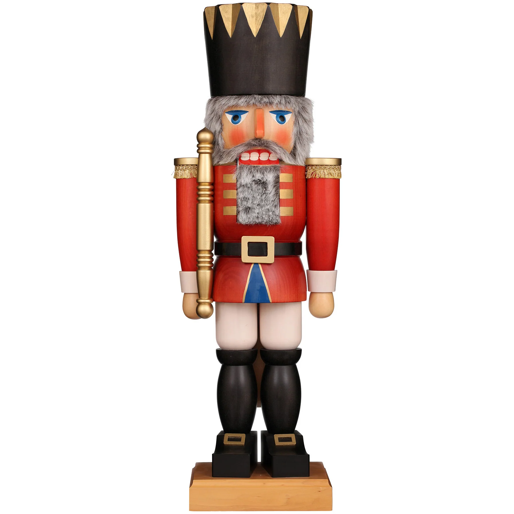 Christian Ulbricht Nutcracker Figurine - Extra Large Red King, 28"